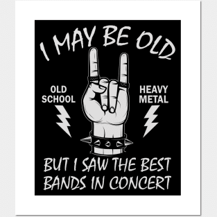 Birthday Gift Idea for Old Heavy Metal Fans Posters and Art